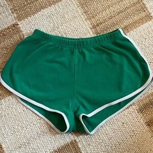 OG American Apparel Kelly green roller shorts